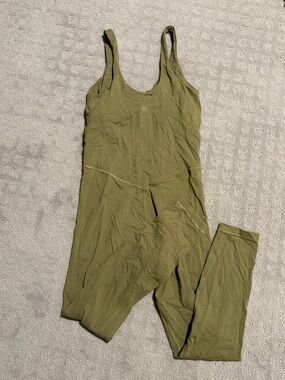 Lululemon Align Bodysuit 25" Size 6 Bronze Green
